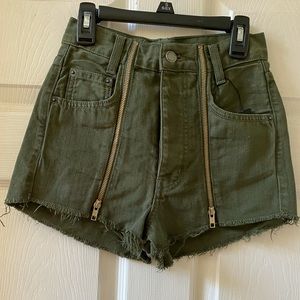 Carmar High Rise Olive Green Titania Shorts